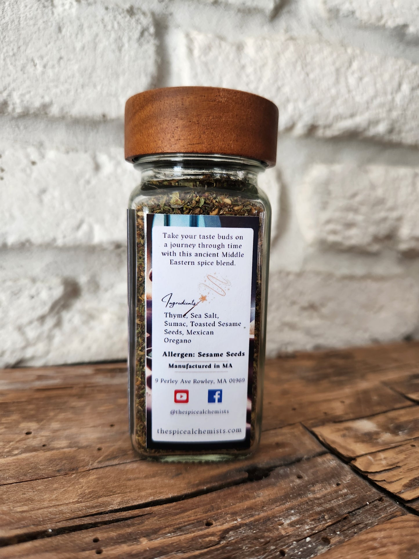 Thyme Traveler - Za'atar Seasoning - 1.4 OZ Jar