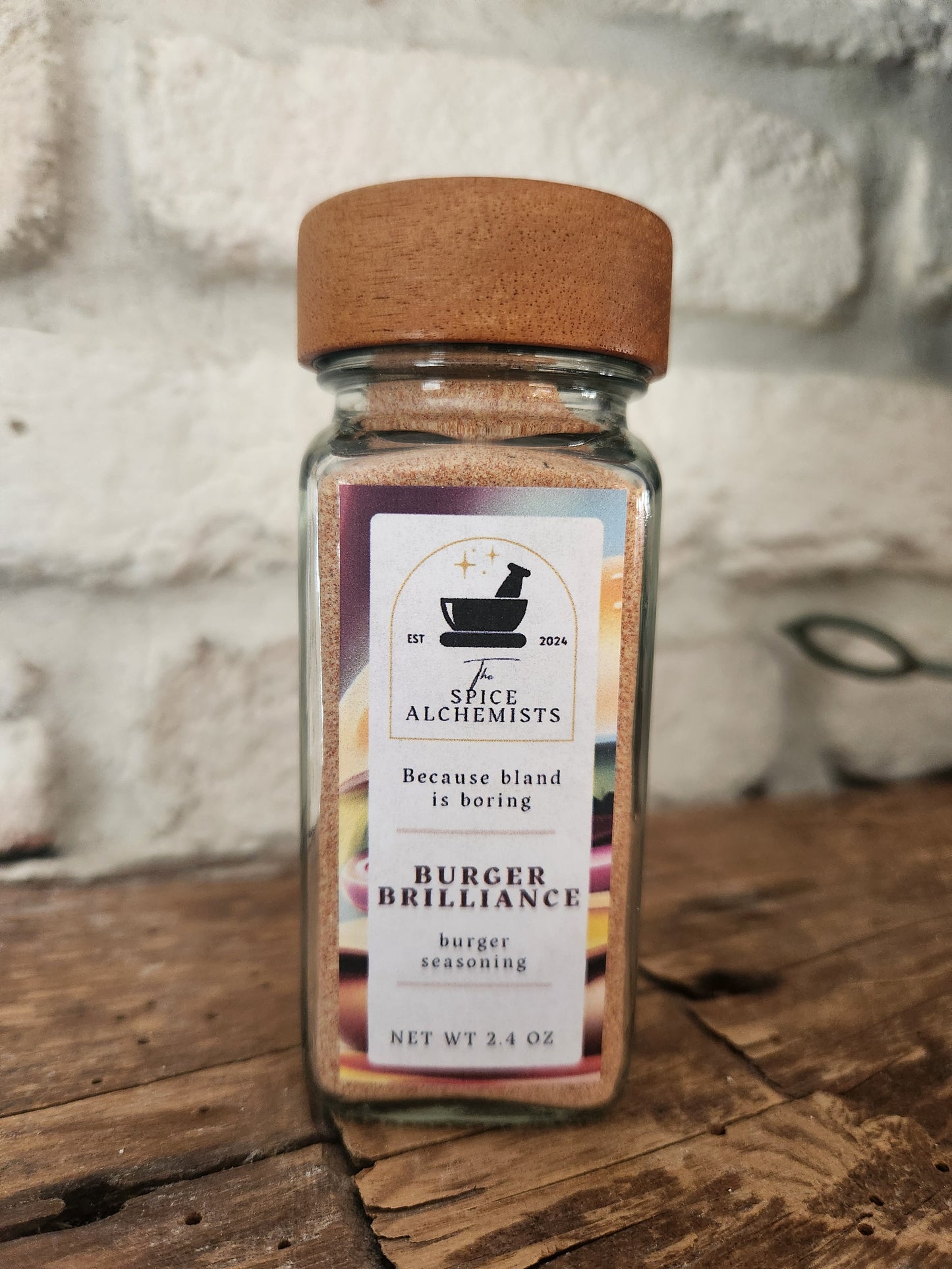 Burger Brilliance - Burger Seasoning - 2.4 OZ Jar