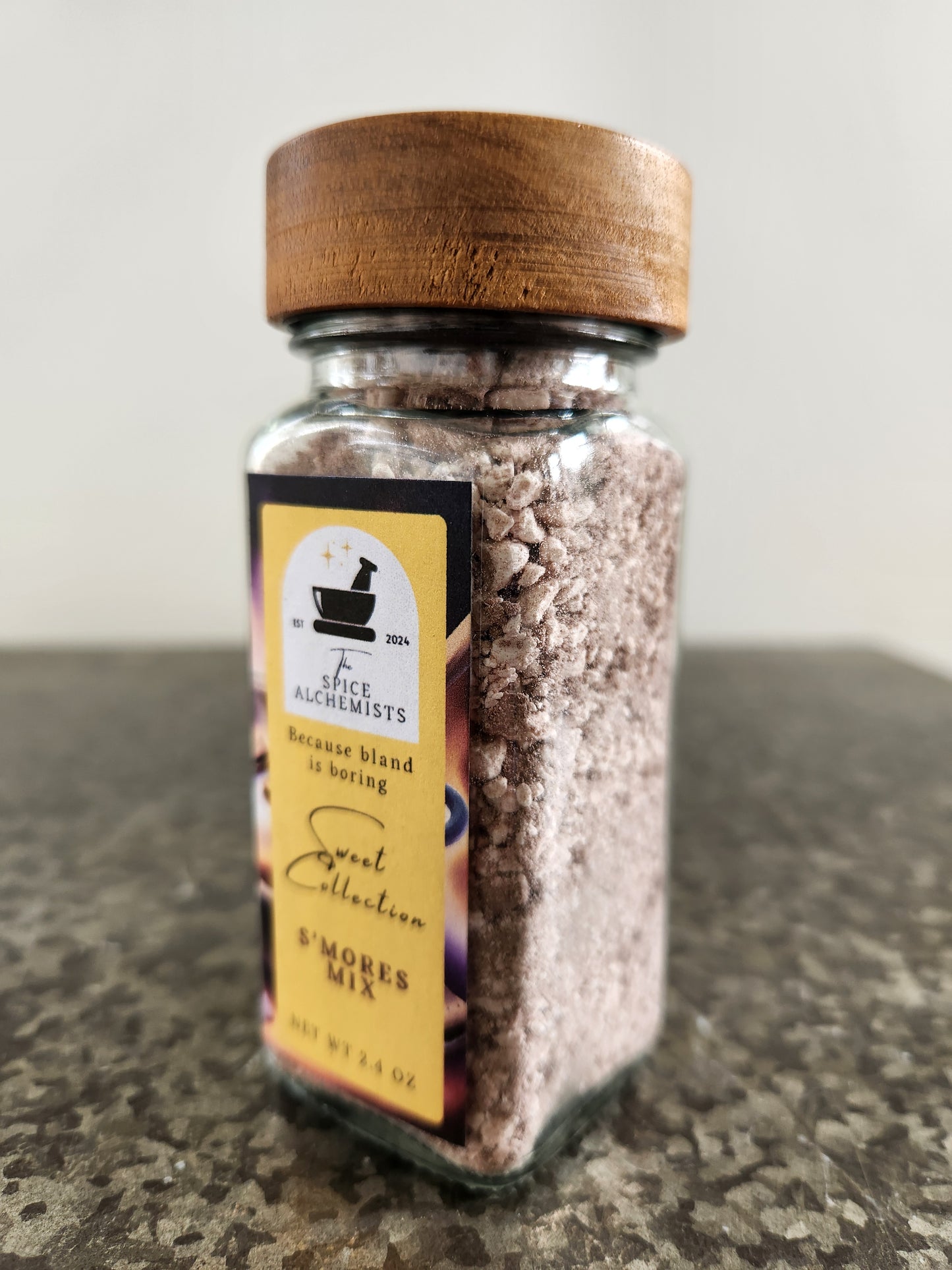 S'mores Mix - Sweet Collection - 2.4 oz Glass Jar