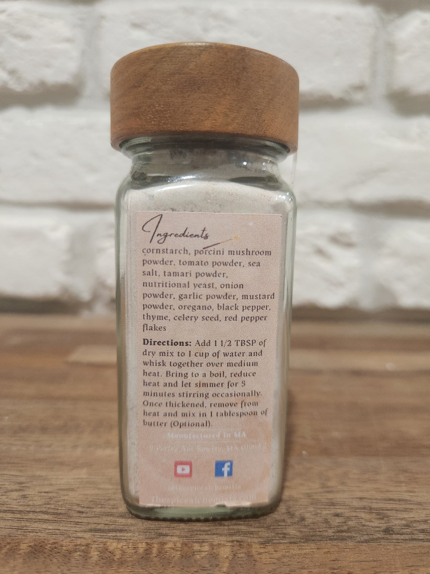 Brown Gravy Potion - Just Add Water - 2.2 oz - Eco-Friendly Glass Jar