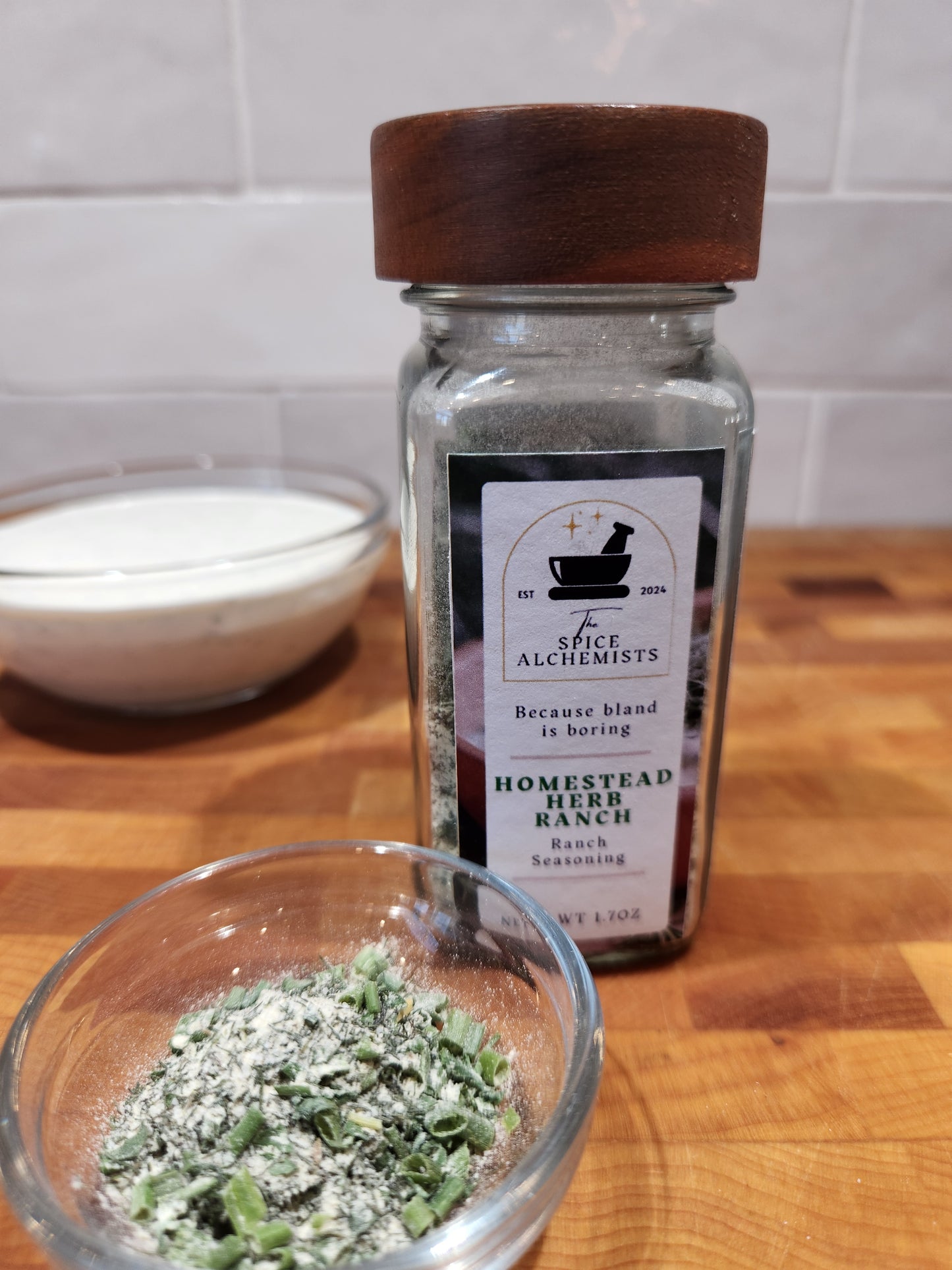 Homestead Herb Ranch - Ranch Seasoning Mix - 1.7 OZ Jar