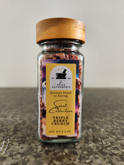 Triple Berry Crunch - Sweet Collection - 2.4 oz Glass Jar
