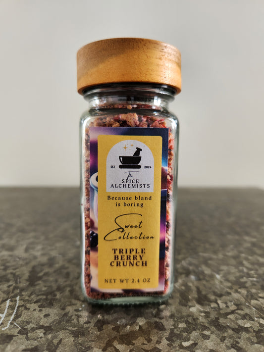 Triple Berry Crunch - Sweet Collection - 2.4 oz Glass Jar