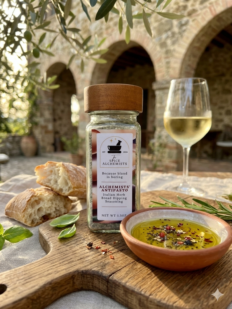 Alchemists’ Antipasto: The Italian Bread Dipping Masterpiece