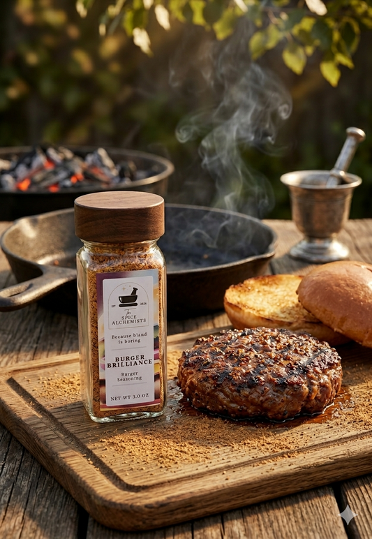 Burger Brilliance - Burger Seasoning - 2.4 OZ Jar