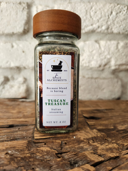 Tuscan Treasure - Italian Seasoning Blend - .8 OZ Jar